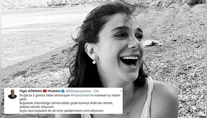 Gökhan’dan Pınar Gültekin paylaşımı