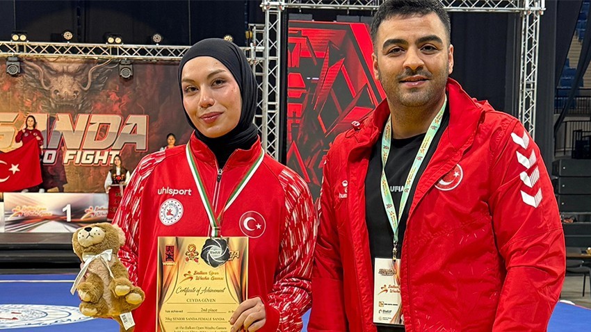 Ceyda Güven’e Open Balkan Wushu Games’de Gümüş Madalya