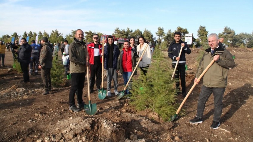 Milli Ağaçlandırma Günü'nde Çanakkale'de Fidan Dikim Etkinliği Yapıldı