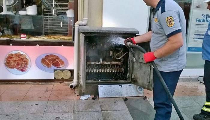 Elektrik panosunda yangın