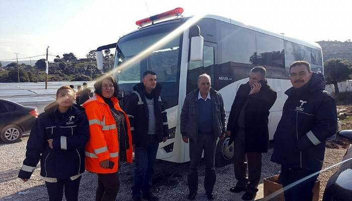 TESKİ'den Çanakkale depremzedelerine yardım