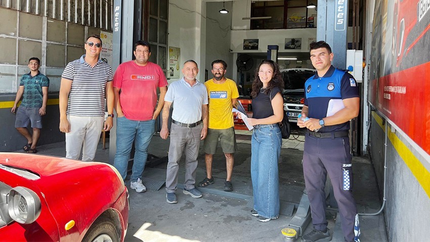Küçük Sanayi Sitesinde Atık Yönetimine İlişkin Bilgilendirme Yapıldı