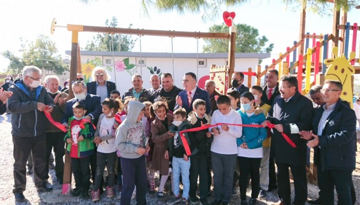 Akçapınar Köyü’nde park açıldı