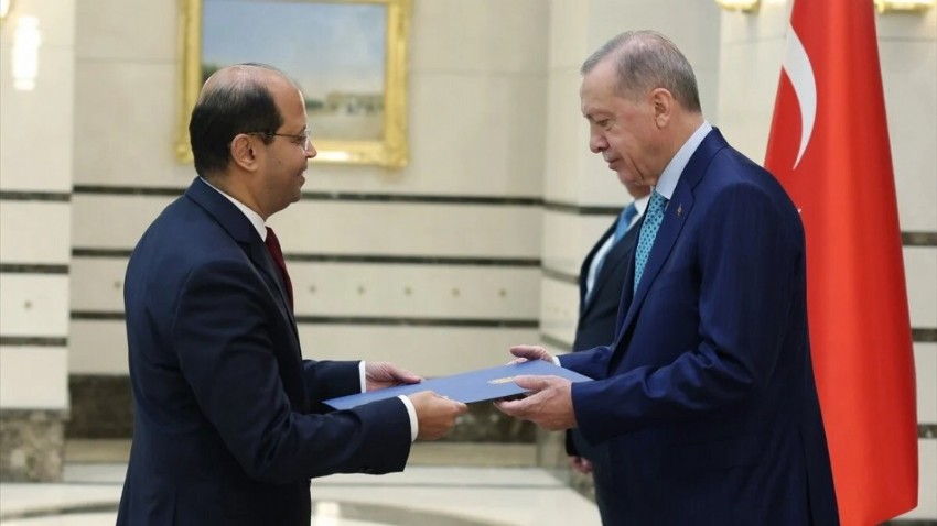 Mısır Büyükelçisi Erdoğan'a güven mektubu sundu