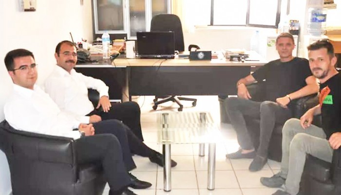 KAYMAKAM ERDİNÇ DOLU’DAN GAZETEMİZE ZİYARET