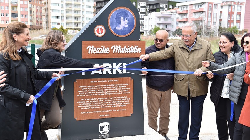 Beyşehir Sokak Parkı'na “Nezihe Muhiddin” İsmi Verildi