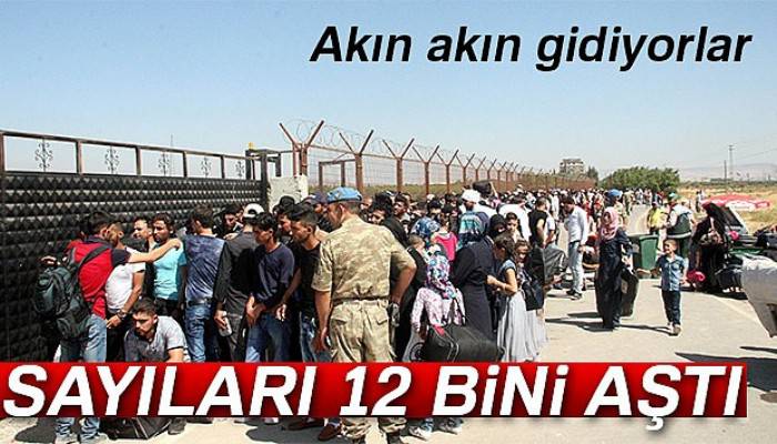12 bini aşkın Suriyeli Kurban Bayramı nedeniyle ülkelerine gitti