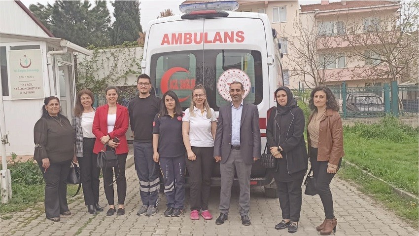 Çan’da Sağlık Tesislerine Odak Görüme Ziyaretleri Yapıldı