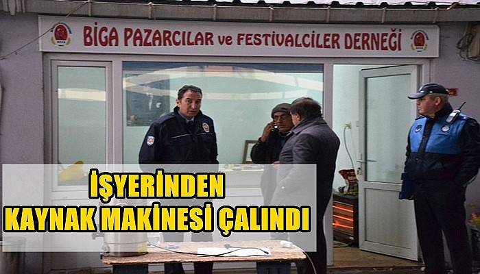 İşyerinden Kaynak Makinesi Çalındı
