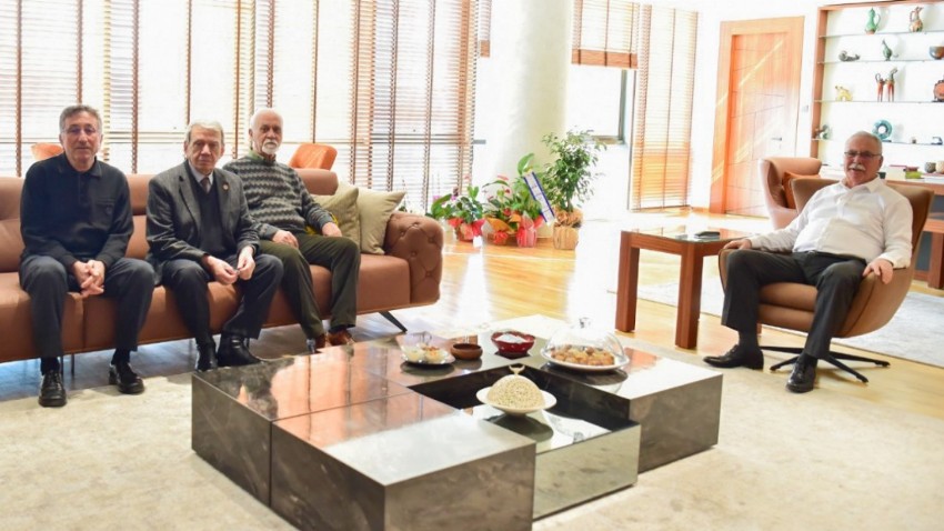 Emekli Astsubaylar Derneğinden Başkan Gökhan'a ziyaret