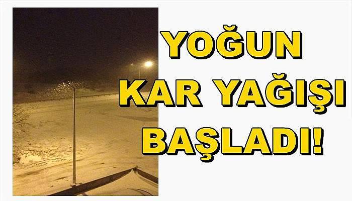 Yoğun Kar Yağışı Başladı!