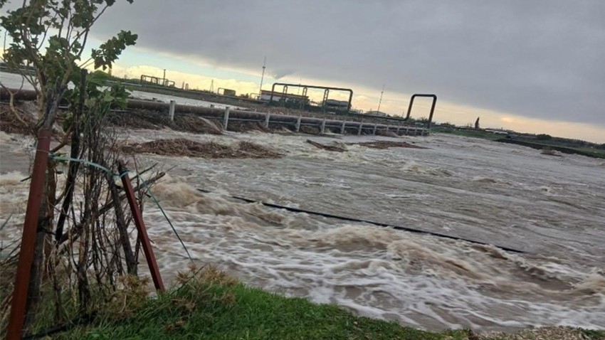 Ayvacık’ta Yağış Sonrası Taşkın