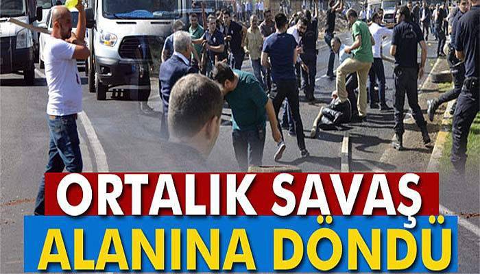 Cinnet getirdi, bıçağıyla yol kesti! Ortalık savaş alanına döndü
