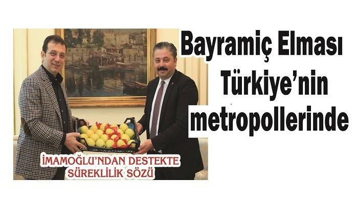 UYGUN’UN BAYRAMİÇ ELMASI ATAĞI DEVAM EDİYOR: Bayramiç Elması Türkiye'nin metropollerinde