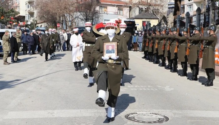 Emekli Yarbay Demir, Askeri Törenle Uğurlandı