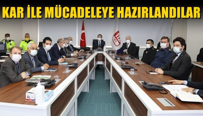 Olumsuz Hava Koşulları ve Karla Mücadele Hazırlık Toplantısı Yapıldı