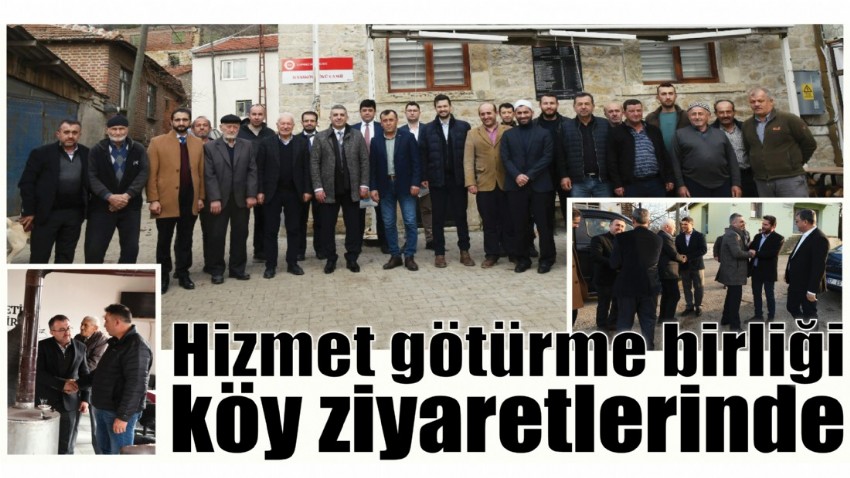 Hizmet götürme birliği köy ziyaretlerinde