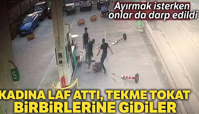Esenyurt'ta tekmeli tokatlı laf atma kavgası