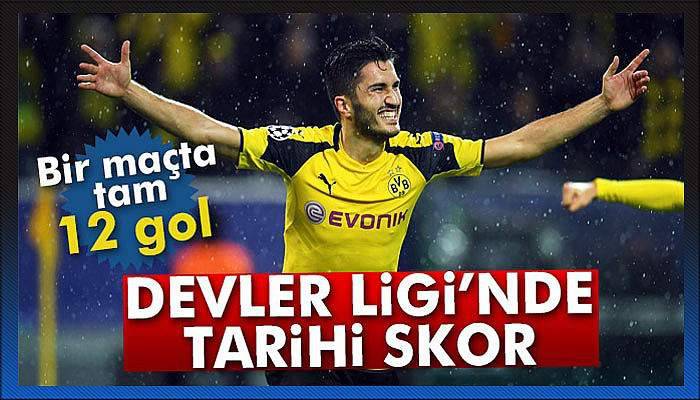 Borussia Dortmund, Legia Varşova'yı 8-4 yendi