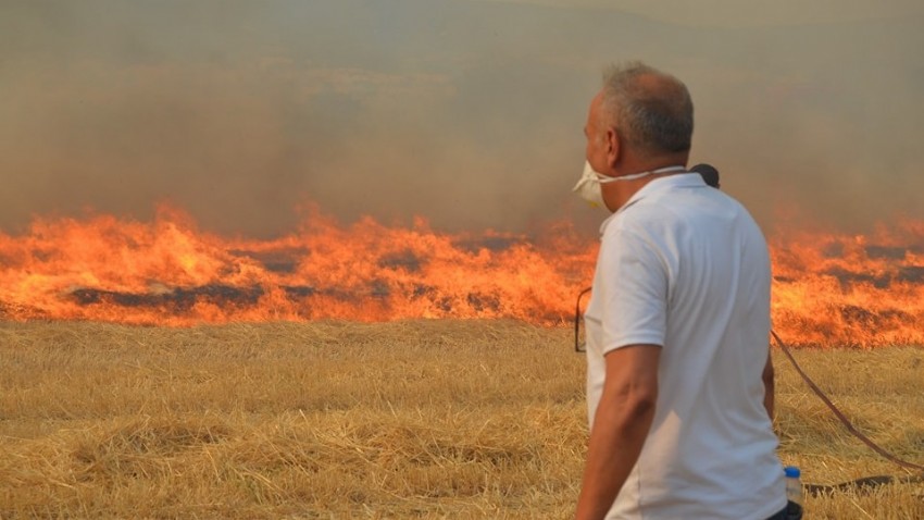 Bir Yangında Eceabat’ta Çıktı