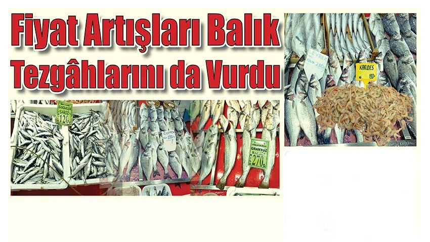 Fiyat Artışları Balık Tezgâhlarını da Vurdu