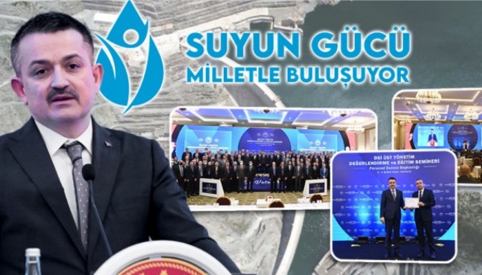 Bakan Pakdemirli, 'Suyun Gücünü Milletle Buluşturmaya Devam Edeceğiz'