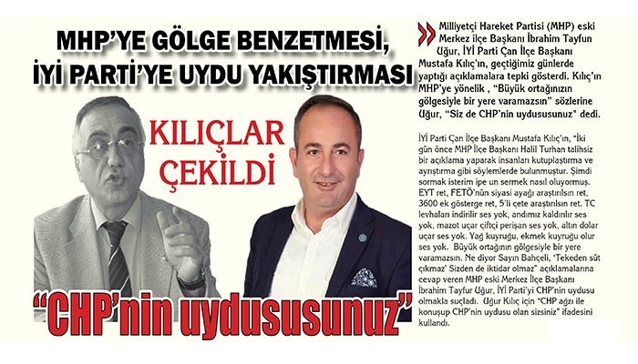 MHP’YE GÖLGE BENZETMESİ, İYİ PARTİ’YE UYDU YAKIŞTIRMASI