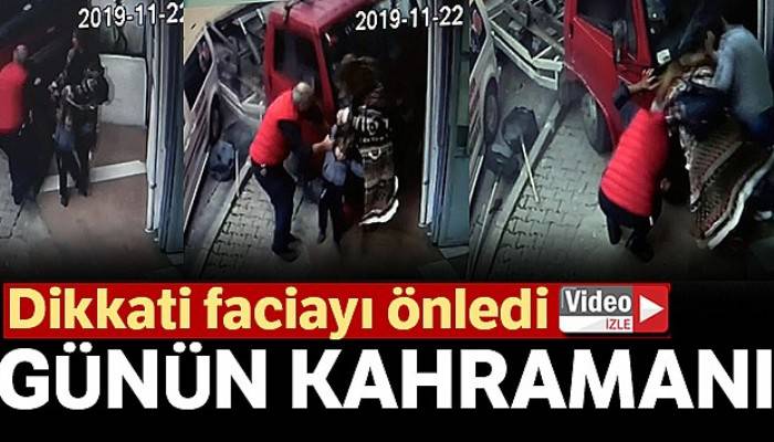 Kağıthane'de esnafın dikkati faciayı önledi