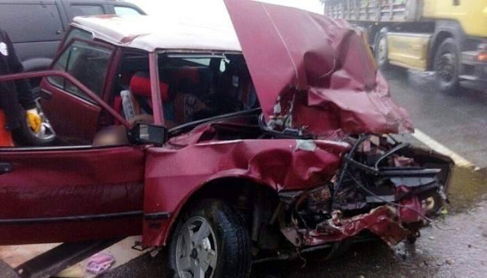 Gümüşhane'de trafik kazası: 2 ölü, 1 yaralı