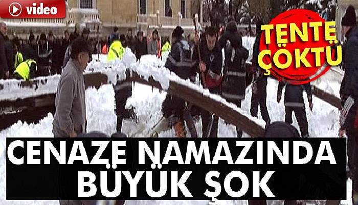 İstanbul'da cenaze namazında korkunç olay