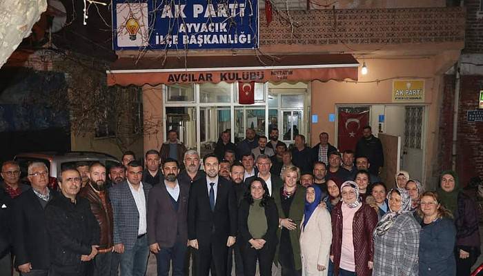 AK PARTİ İL BAŞKANI MAKAS’TAN AYVACIK ZİYARETİ