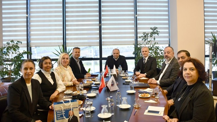 İYİ Parti Kepez Belediye Başkan Adayı ÇTSO Yönetim Kurulunu Ziyaret Etti