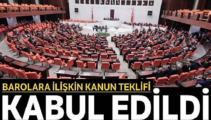 Çoklu Baro teklifi Adalet Komisyonu'nda geçti