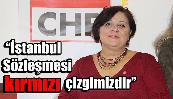 'İstanbul Sözleşmesi kırmızı çizgimizdir'