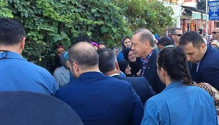 Erdoğan’dan eniştesine taziye ziyareti