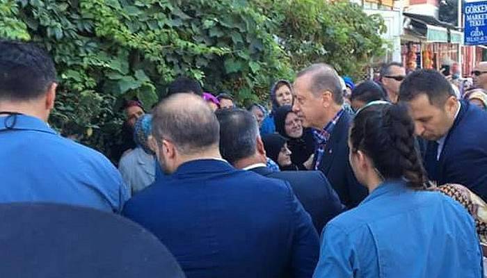 Erdoğan’dan eniştesine taziye ziyareti