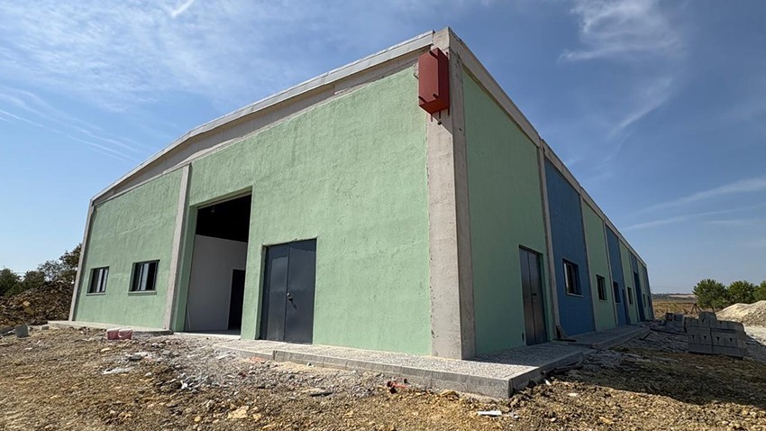 Gelibolu Armatör Yakup Aksoy MTAL Atölye Binası’nda çalışmalar tamamlanmak üzere