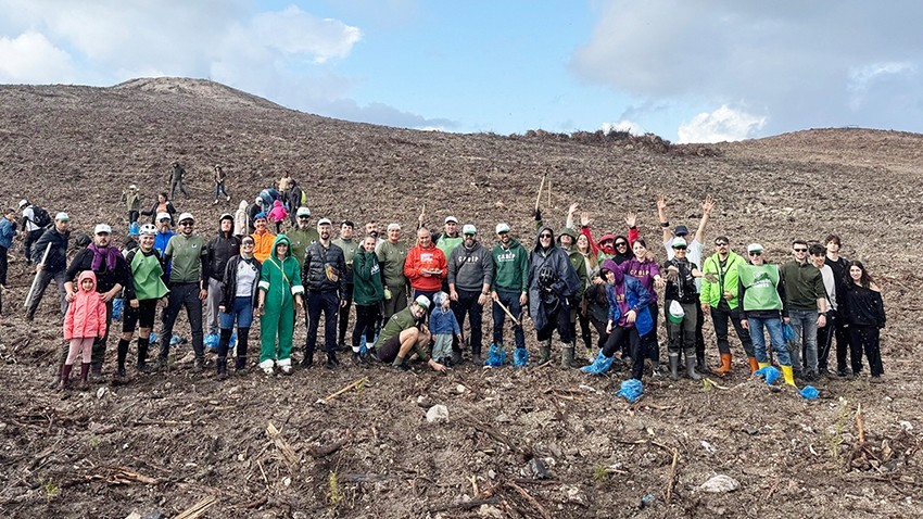 20 Bin Fidan Toprakla Buluştu