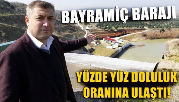 'Bin Pınarlı' Kaz Dağları, Bayramiç Barajı'nı doldurdu (VİDEO)