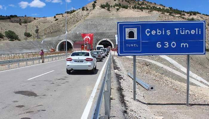 Malatya’da Çebiş Tüneli trafiğe açıldı