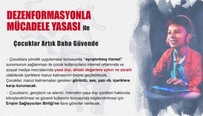 Dezenformasyonla mücadele yasası çocukları da koruyacak!