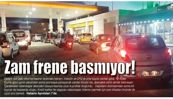 Zam frene basmıyor!
