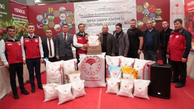 98 Ton Tohum Dağıtıldı