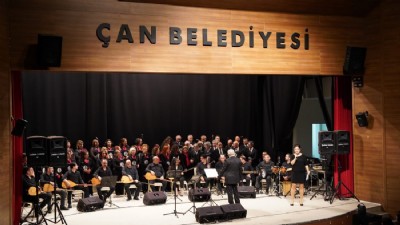Çan Belediyesi Türk Halk Müziği Korosu, Müzikseverleri Coşturdu!