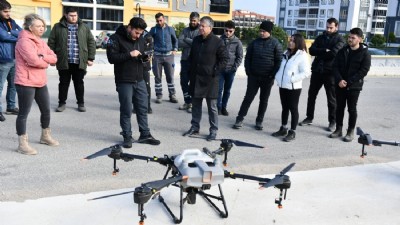 Zirai Drone Ehliyet Eğitimlerinde Uygulamalar Gerçekleştirildi