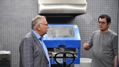 Başkan Gökhan'dan Zemin Laboratuvarına Ziyaret