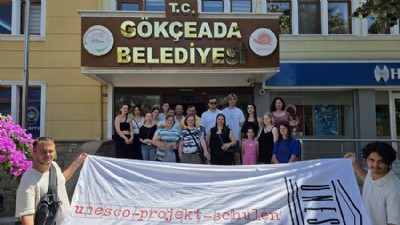 Ettlingenli öğrencilerden Gökçeada Belediyesi’ne Ziyaret