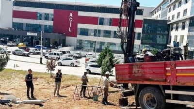 Devlet Hastanesi'ne Ek Bina İçin Çalışmalar Başladı 