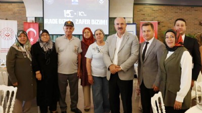 15 Temmuz Şehit Yakınları ve Gaziler Onuruna Yemek Düzenlendi