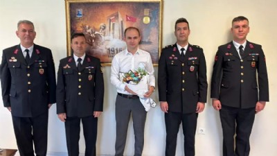 Jandarma’dan Kaymakam Sak’a ziyaret